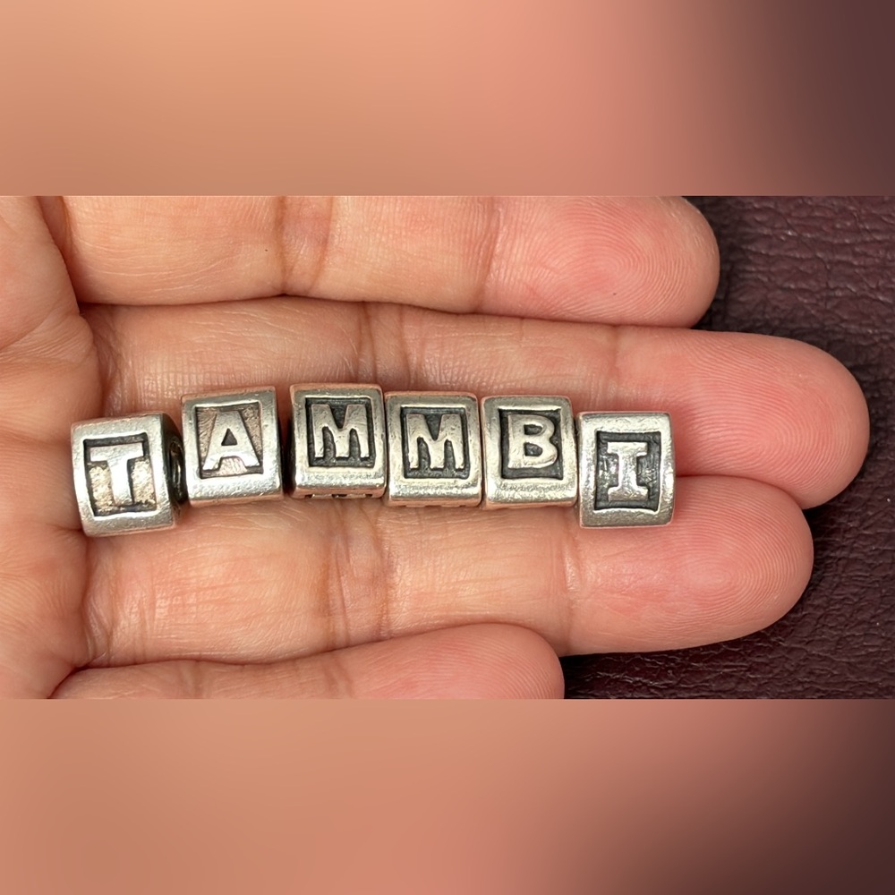 1 Pandora Sterling Silver Charm ✨ Pick a letter ✨